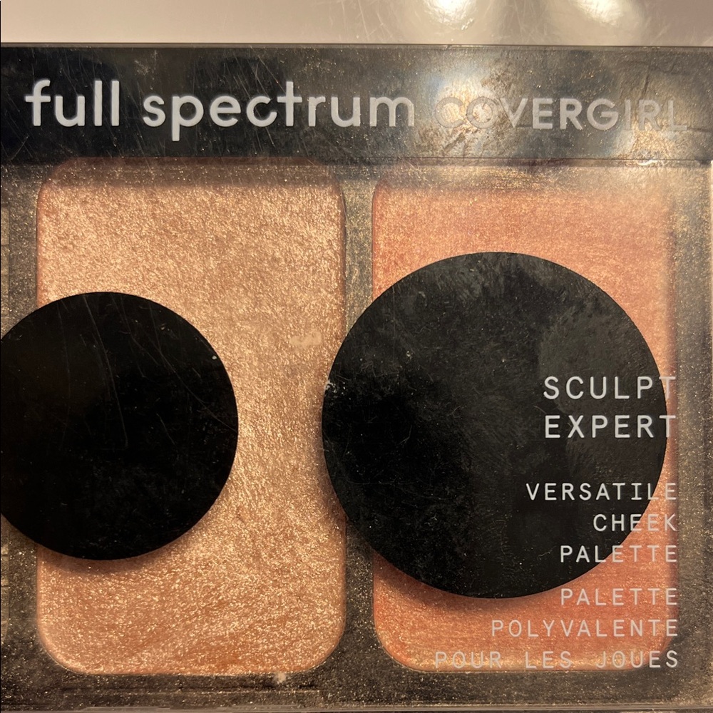 COVERGIRL Full Spectrum Sculpt Expert Cheek Palette - Gold and Peach